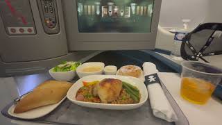 Delta One First Class A330300 Overnight Food [upl. by Jeramey]