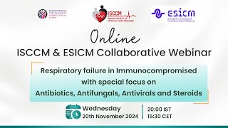 Online ISCCM amp ESICM Collaborative Webinar [upl. by Lokim]