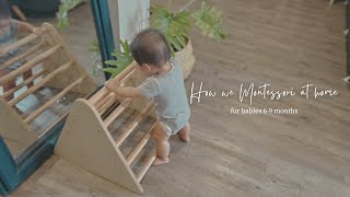 Montessori Activities for babies 69 month olds  DIY baby toys [upl. by Nitsa]