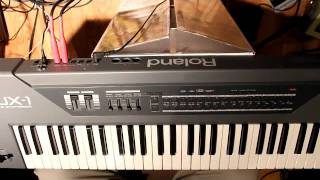 Roland JX1 video demo  part 1 of 4 [upl. by Chryste]