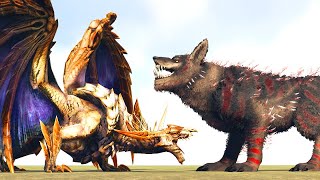 MALZENO vs ARK BOSSES  ARK Dino Battle [upl. by Farrow]