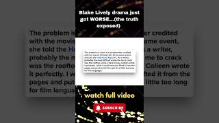 Blake Lively Drama Just Got WORSE… The Truth Exposed part 5 [upl. by Lydie]