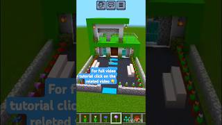 Minecraft modern house toturial minecraft ytshorts modernhouse trendingshorts shorts virals [upl. by Reave]