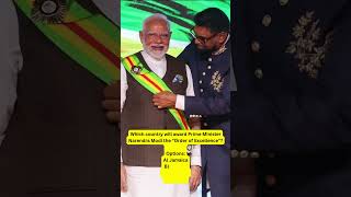 Which country will award Prime Minister Narendra Modi [upl. by Nylhtak898]