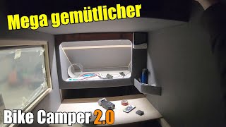 5 Sterne Fahrrad Wohnwagen aus Holz wird noch Krasser  Bike Camper 20  Folge 8 [upl. by Adnahsam484]