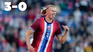 Norway vs Kosovo 30  Erling Haaland Scores HatTrick [upl. by Azzil]