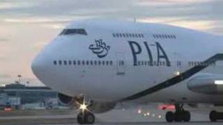 PIA Boeing 747 take off [upl. by Devol]