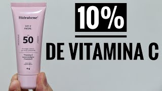 10 de Vitamina C  Protetor Solar HIDRABENE Skincare [upl. by Moorefield912]