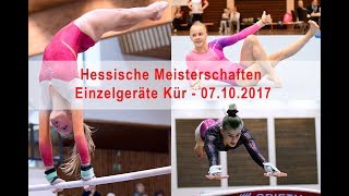 Hessische Meisterschaft Einzelgeräte Kür 2017 [upl. by Kyriako925]