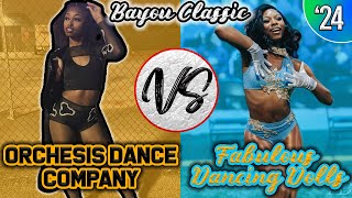 Orchesis Dance Company vs Fabulous Dancing Dolls  Bayou Classic 2024  Review 🤏🏾 [upl. by Klepac]