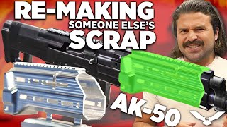 ReMachining the SCRAPPED AK50 Hand Guard for BrandonHerrera [upl. by Crary231]