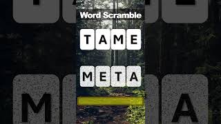 🧩 Word Scramble Challenge 🧩 triviachallenge wordgame wordchallengegames wordpuzzlegame [upl. by Mount]