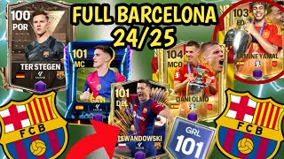 😱 FULL BARCELONA 2425 ACTUALIZADO EN EL FC MOBILE 24 fc24 [upl. by Sufur38]