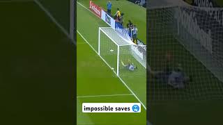 Impossible Saves in Football Everrr 🤫🥶 [upl. by Annawek839]