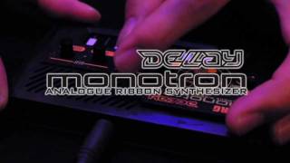 Korg Monotron Delay Analogue Ribbon Synthesizer at Soundsliveshopcom [upl. by Egiarc]