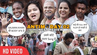 ANTIM  The Final Truth HONEST Public Review  Day 02 Saturday  Salman Khan Aayush Sharma [upl. by Bible]