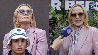 Sex in the Citys Kim Cattrall  Purple Carpet  Wimbledon 2024 [upl. by Maharba204]