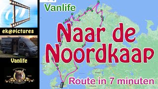 Route Camperreis Noordkaap [upl. by Pond308]