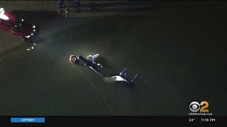 Police helicopter crashes in water off Newport Beach California [upl. by Eiraminot]