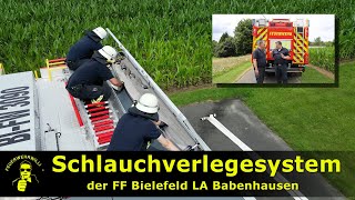 Verlegesystem LF20 KatS der LA Babenhausen FF Bielefeld [upl. by Dettmer]