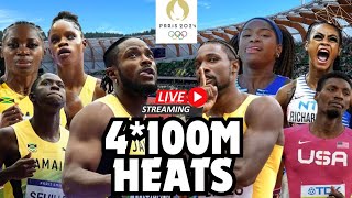 4100M Relay Heats LIVE Paris 2024 Olympics Watch Party [upl. by Anivle862]