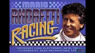 Mario Andretti Racing MegaDrive Emulated Single Race  IndyCar  Playland 5 Laps  50383 [upl. by Emilia]