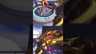 Reinhardts MYTHIC weapon has a custom UI overwatchgameplay gaming ow2 overwatch overwatchgame [upl. by Malvina]