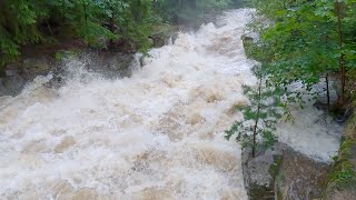 High water level on Kamienna Szklarka amp Jizera [upl. by Alyks]