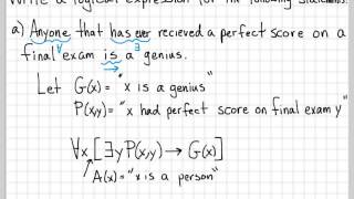 Proof and Problem Solving  Quantifiers Example 01 [upl. by Oigufer]