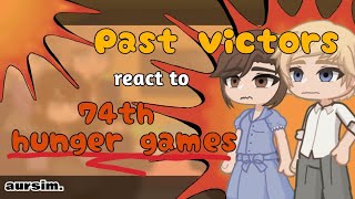 Past Victors reacts to the 74th Hunger Games Part 1 [upl. by Leamsi]