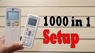 How to Setup Daikin AC with Chunghop 1000 in 1 Universal AC Remote Code [upl. by Anyer]