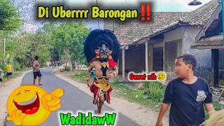 WadidawW ‼️ LUCU DI UBER BARONGAN Ngamuk‼️ seni Barong Sekar Gading Seto [upl. by Ad]