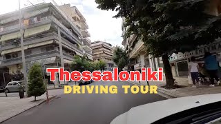 Thessaloniki City Driving Explore Thessaloniki [upl. by Eb]