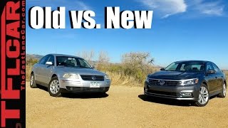 2017 VW Passat vs 2002 VW Passat Old vs New Review amp Drag Race [upl. by El404]