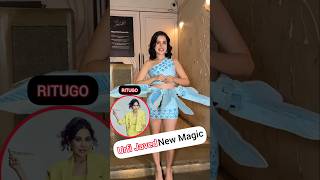 Urfi Javed Flower Dress Magic shorts urfijaved [upl. by Iznyl241]