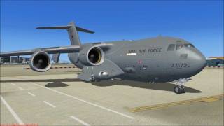 C17 GLOBEMASTER  FSX in GIBRALTAR [upl. by Shamus]