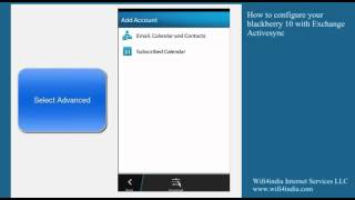 How to configure blackberry 10 with exchange activesync [upl. by Onirefez589]