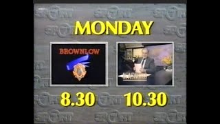 1988 Brownlow Medal promo with Clive Robinson NewsWorld promo [upl. by Einapets233]