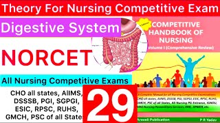 Digestive System Theory  GIT  Digestion in Hindi Norcet Preparation  NORCET ESIC RRB PGI [upl. by Christiane]