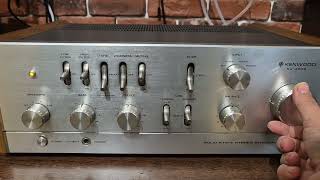 Amplificator vintage Kenwood KA4006 [upl. by Ramses265]