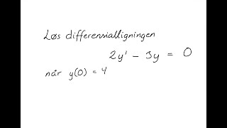 Hvordan bruke Laplace transformasjonen til å løse differensialligninger [upl. by Heise]