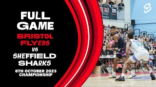 Bristol Flyers vs B Braun Sheffield Sharks British Basketball League Championship  LIVE [upl. by Carlyn]