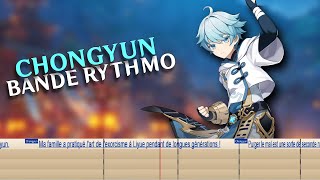 Bande Rythmo  Chongyun quotArdeur geléequot  Genshin Impact [upl. by Alletneuq881]