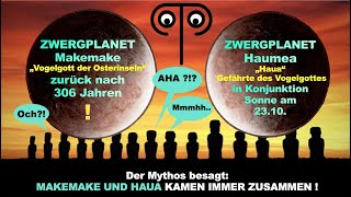 Haumea Zwergplanet in Konjunktion mit der Sonne Makemake und Haua gab es laut Mythos nie allein [upl. by Noiz]