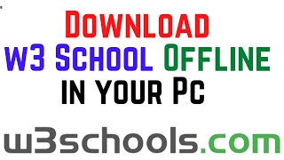 How to download w3schools website offline Latest Version 2021Urdu Hindi  Technical Hassan Ali [upl. by Elenahc]