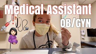 Day In The Life As a MEDICAL ASSISTANT  OBGYN Clinic  2021 [upl. by Minnie659]