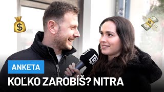 Koľko eur zarábajú Nitrančania TO FAKT😲💸 [upl. by Sandro151]