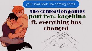 kageyama lyric pranks hinata — kageyama’s confession kagehina [upl. by Aicatan131]