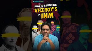 💡Memorize India’s 🇮🇳 Viceroys Like a Pro 🚀 Quick amp Easy 💯 tnpsc terzaghiinstitute [upl. by Yssac]