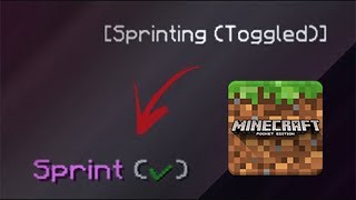 Toggle Sprint in MCPE [upl. by Robertson41]